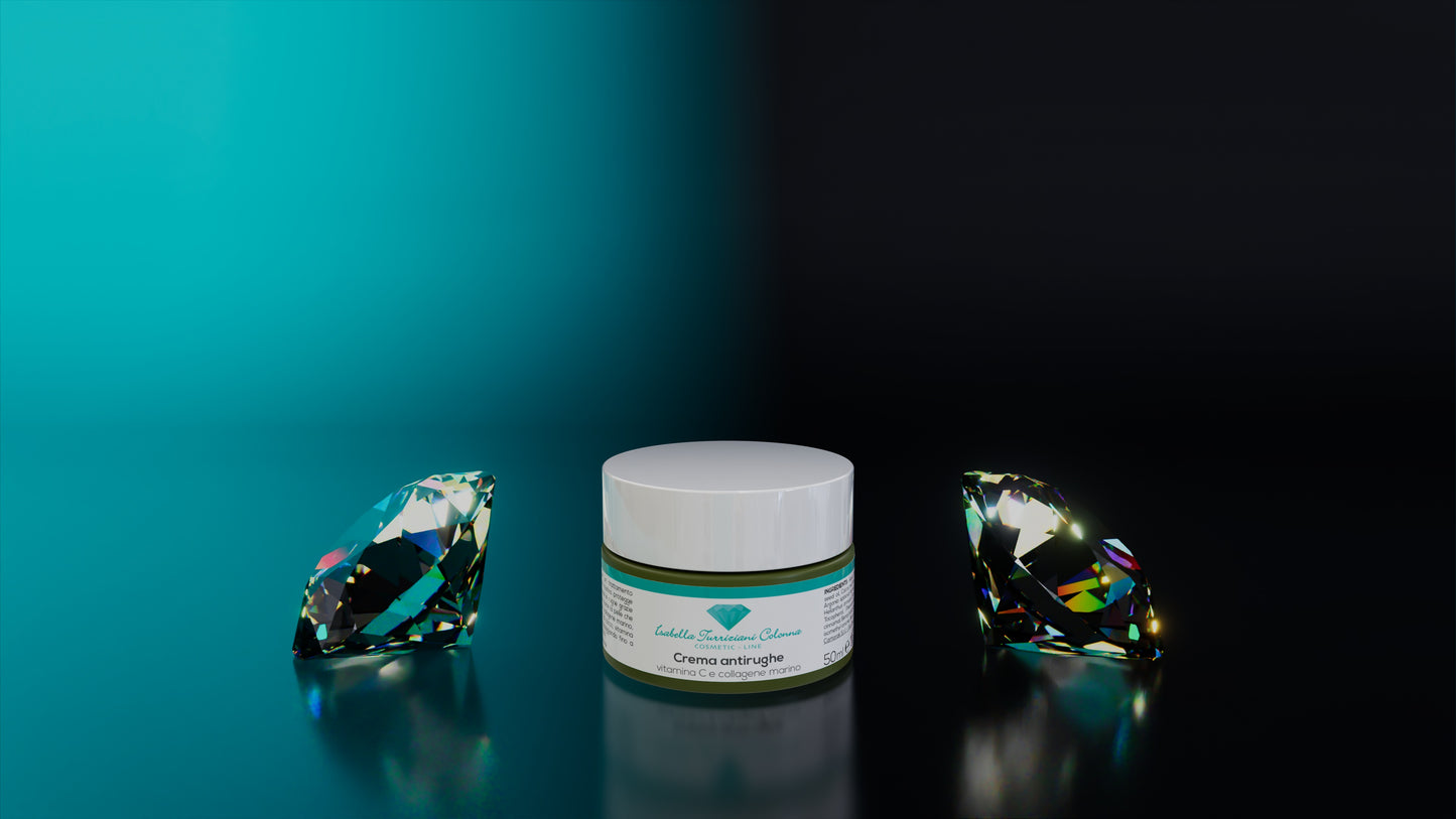 Crema Antirughe Vitamina C e Collagene Marino