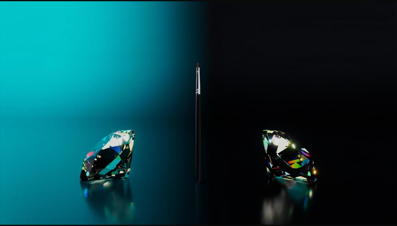 N.4 Pennello piatto angolare (correttore, sopracciglia, one stroke, micropittura)