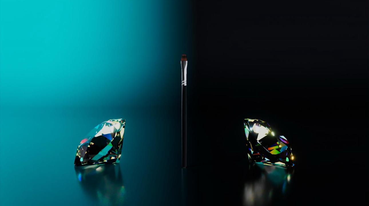 N.6 Pennello lingua di gatto medio (correttore, sfumatura, labbra, gel ricostruzione)