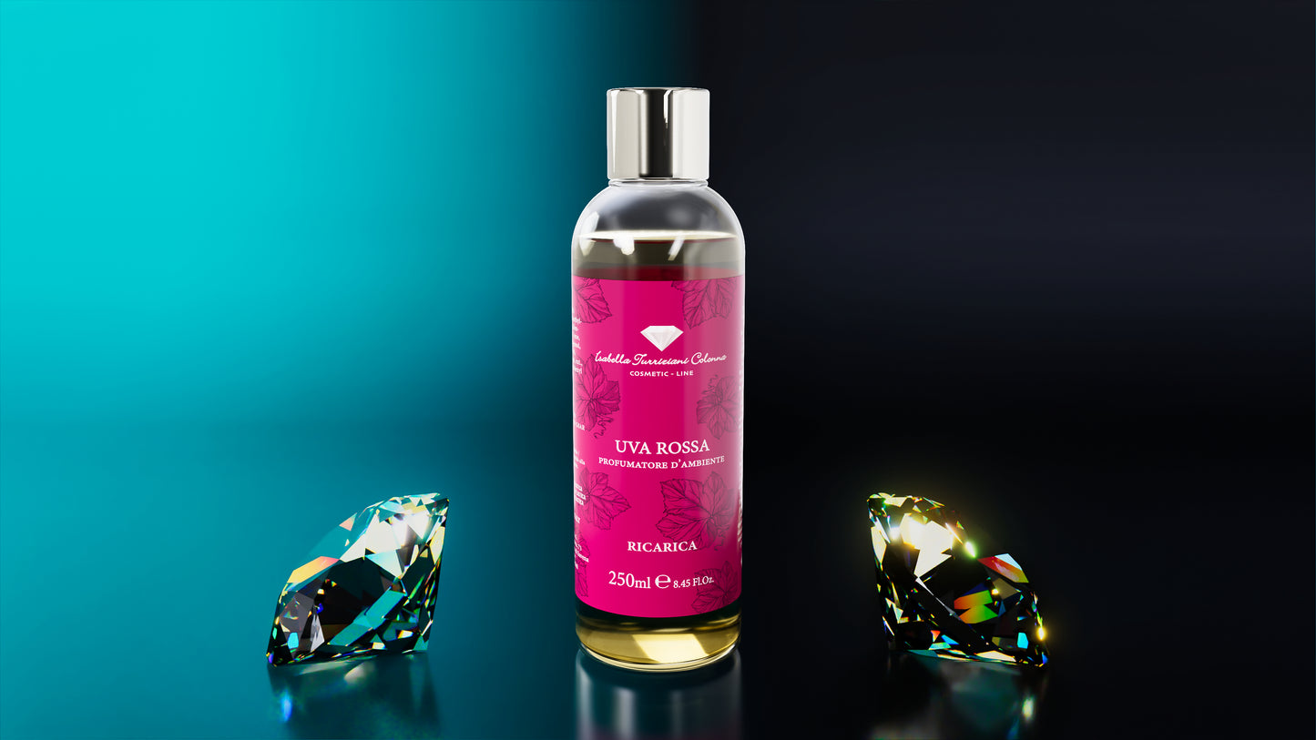 Ricarica 250ml. per Profumatore d'ambiente UVA ROSSA