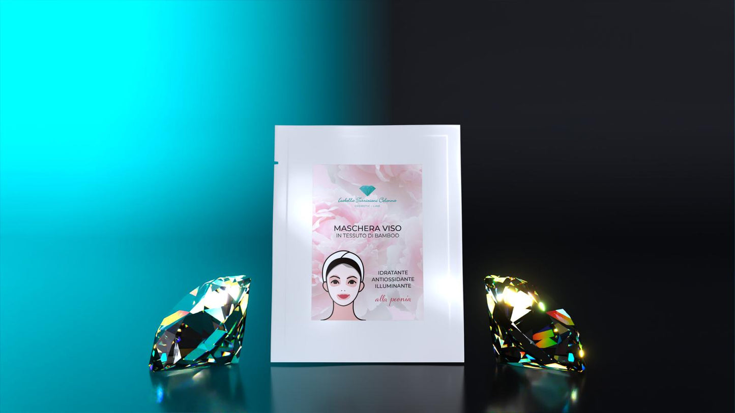MASCHERA VISO IN TESSUTO DI BAMBOO